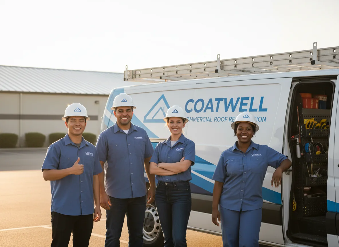 Commercial roof coating company in Ovett, MS